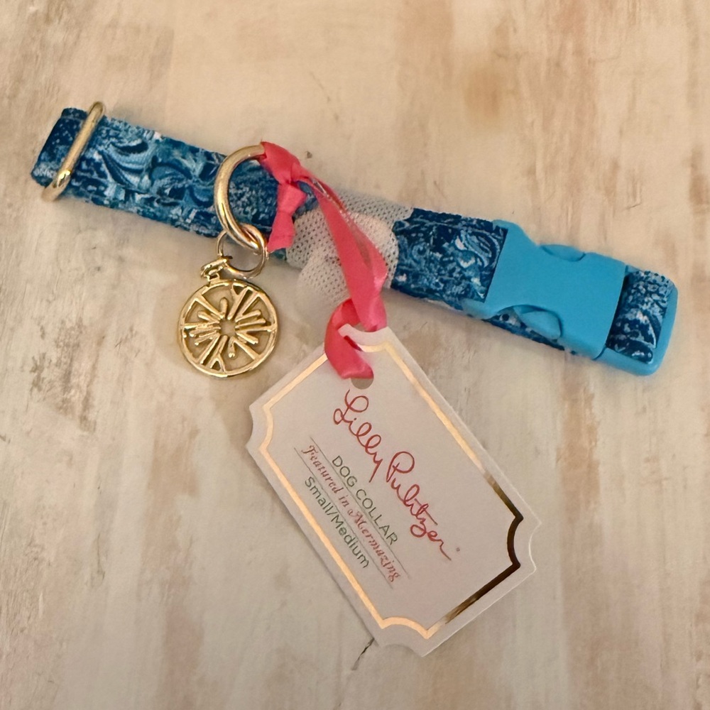 ⚡️Lilly Pulitzer Dog Collar: Small/Medium